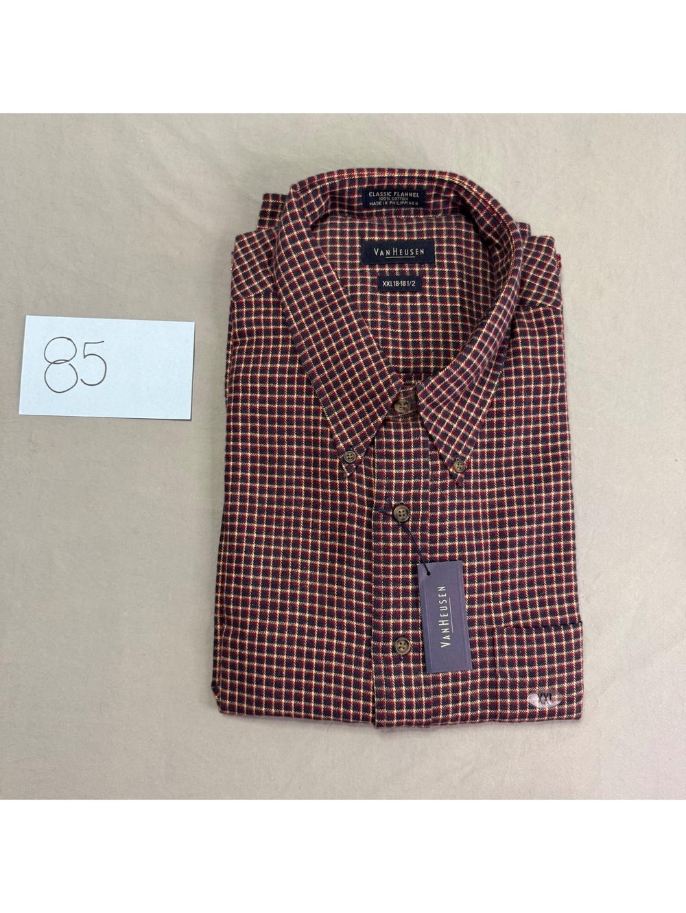 NWT Van Heusen Classic Long Sleeve Button-Up Shirt Size XXL